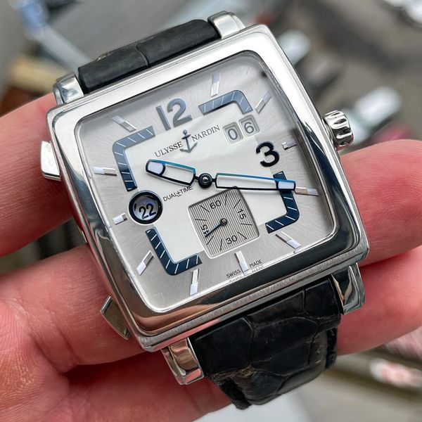 [WTS] ULYSSE NARDIN QUADRATO DUAL TIME Automatic 243-92/601…