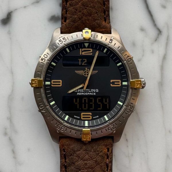 [WTS] Breitling Aerospace F56062 Titanium 2-Tone Black Dial…