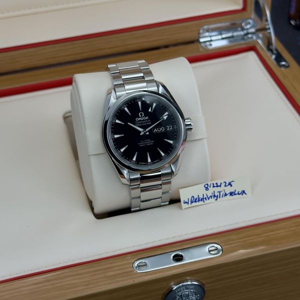 [WTS] Omega Seamaster Aqua Terra Day-Date 38.5mm Black Dial…