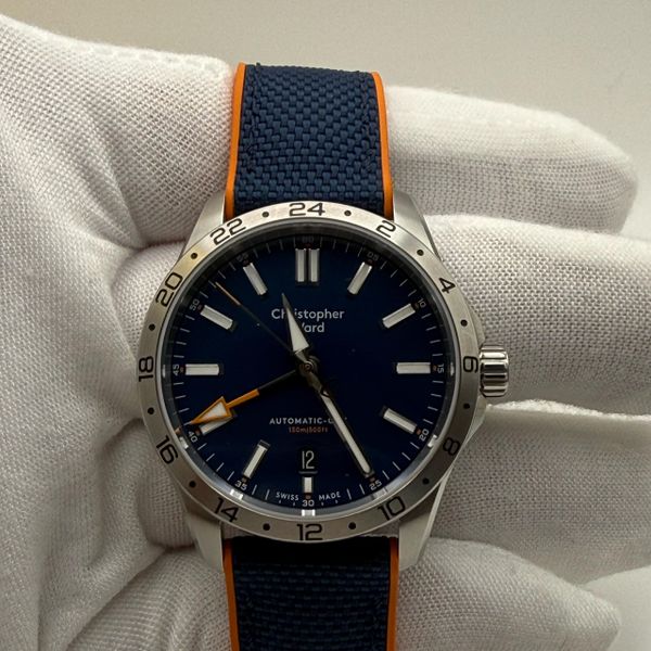 Christopher Ward C63 C63 Sealander GMT 39mm – Blue Dial – F…