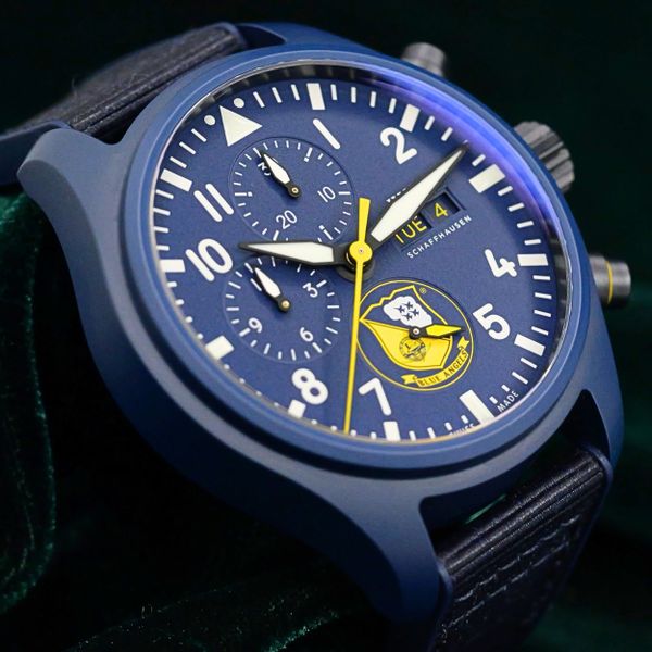 FSOT: IWC Pilot Chronograph Blue Angels Edition Blue Dial B…