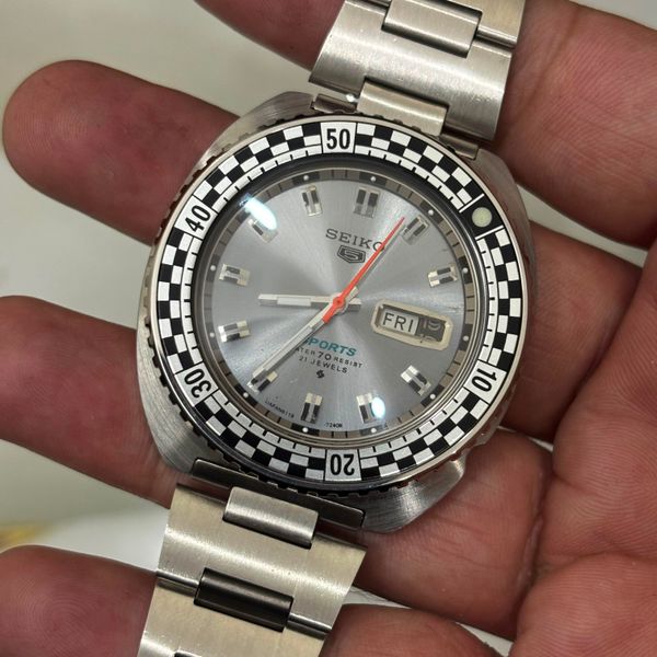 [WTS] Vintage Seiko Rally Diver 6119-7173 - Silver Checkere…