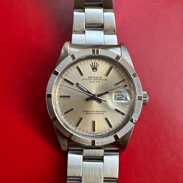 FS: Rolex Oyster Perpetual Date 15010 Silver Dial