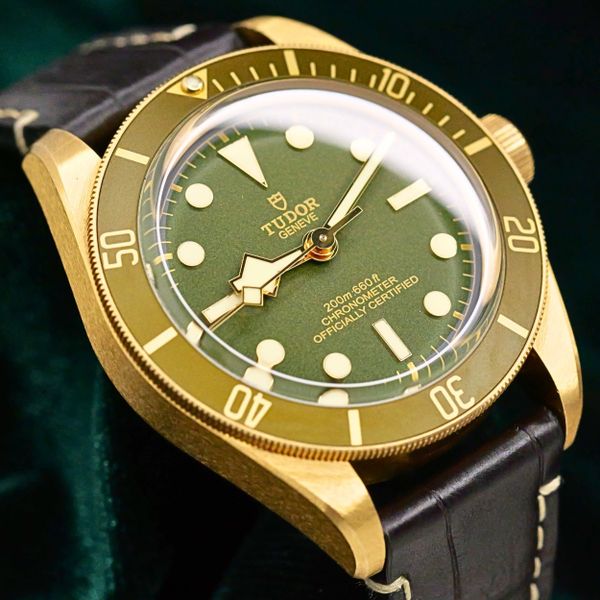 FSOT: Tudor Black Bay 58 Green Dial Brown Bezel Brown Leath…