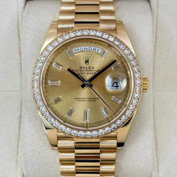 FSOT:2021 Rolex Day-Date 40mm 228348RBR Presidential Champa…