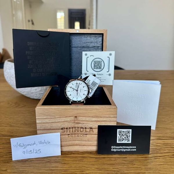[WTS] Shinola Canfield Sport Chronograph - Like New