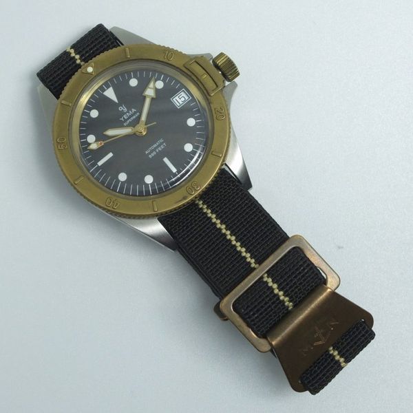 Yema „Superman“ Steel/Bronze 39 mm Grey Limited mit Erika’s…