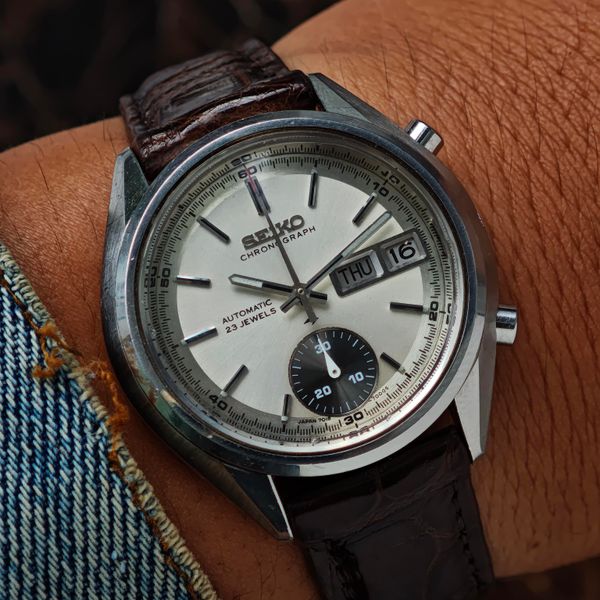 [WTS] Seiko One-Eyed Panda 7018-7000 | Silver Panda Dial | …