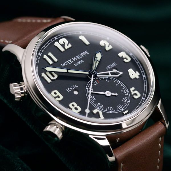 FSOT: Patek Philippe Calatrava Pilot Travel Time Blue Dial …