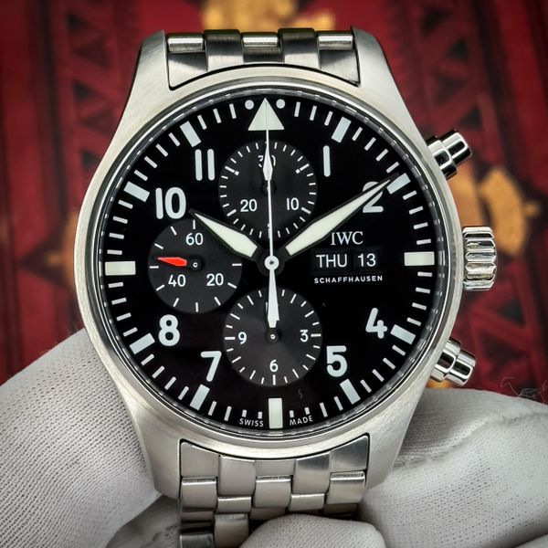 [WTS] IWC Pilot IW377710 Automatic Chronograph Black Dial M…