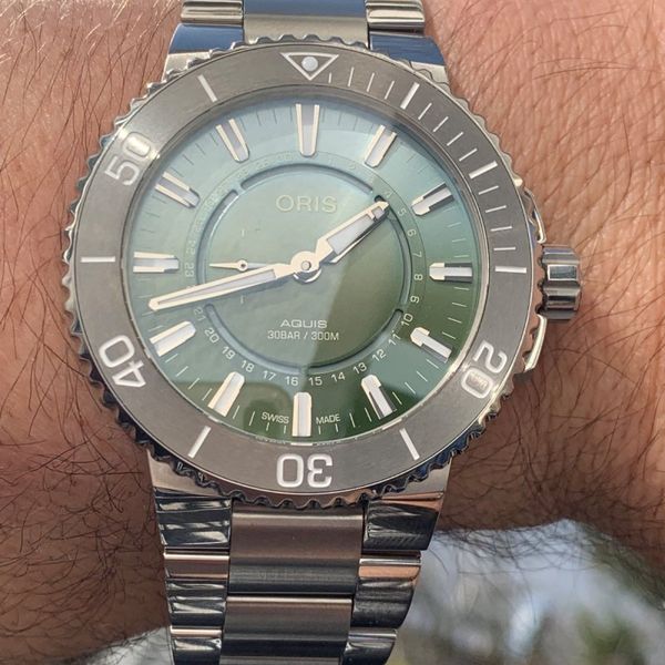 ORIS DAT Watt 2 mit Tungsten/ Wolfram Lünette , Kreisdatum,…