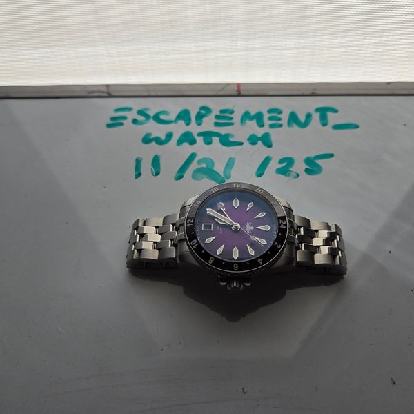 [WTS] Phoibos Voyager GMT with PURPLE LUME