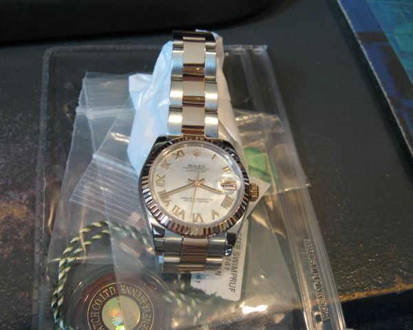 Fs: Rolex 178271 mop diamond rose gold datejust