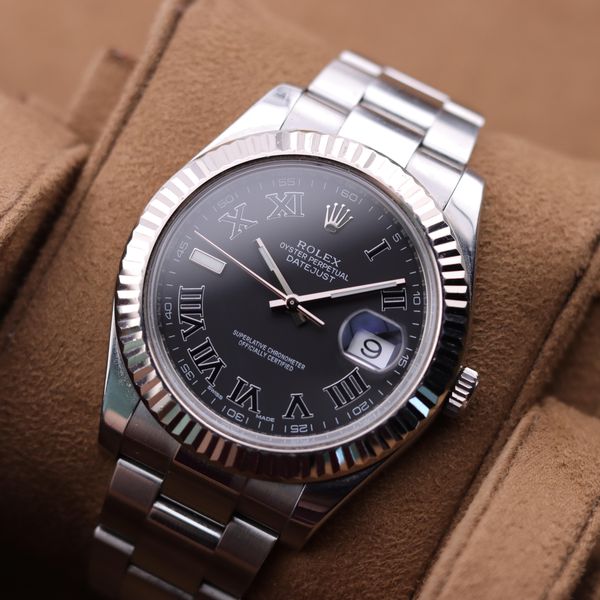 [WTS] Rolex Datejust II 116334 Grey Roman Dial