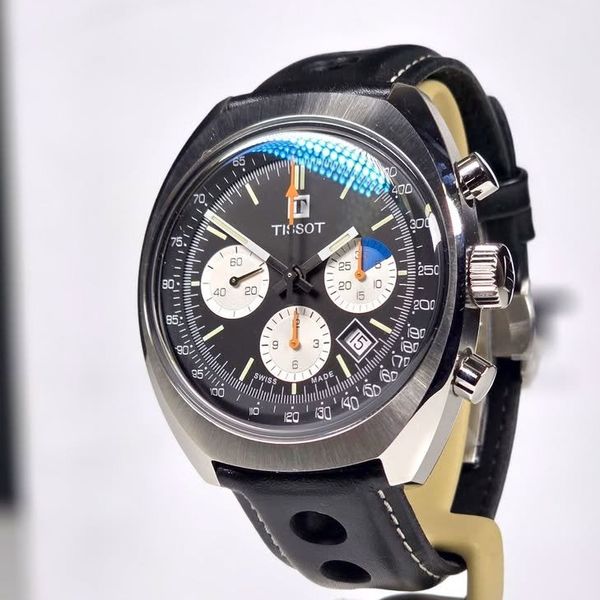 FS: Tissot Heritage 1973 Automatic Black Leather chronograp…