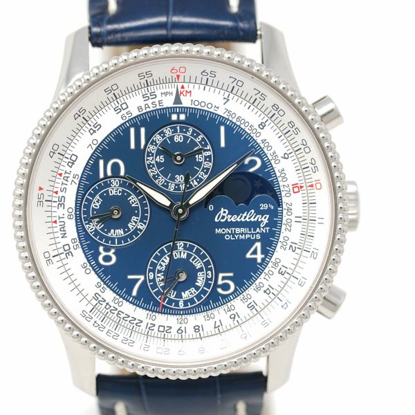 FS: Pre-Owned Breitling Montbrillant Olympus Blue A1935012/…
