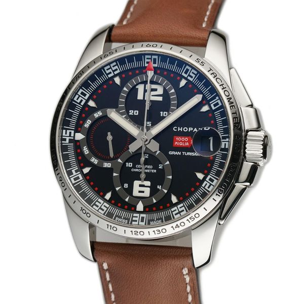 Chopard Mille Miglia 44mm GT XL Chronograph Steel Black Dia…
