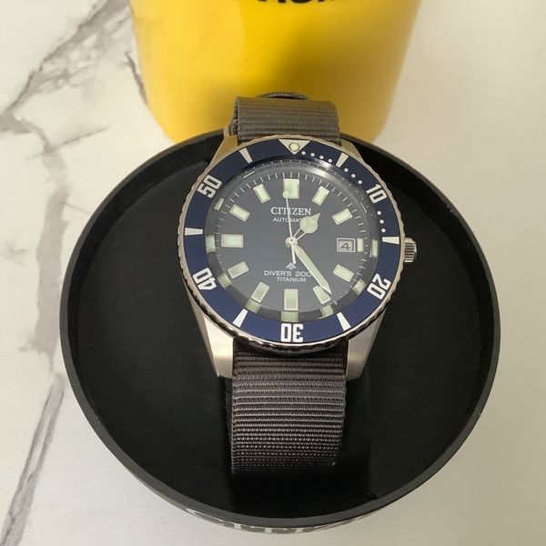 Citizen Promaster NB6021-68L Fujitsubo am NATO-Band