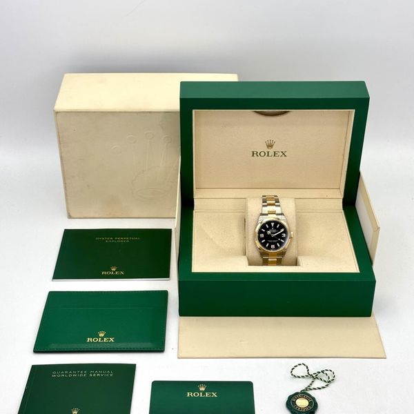 [WTS] 2021 Rolex Explorer 36mm 124273 Two-Tone Black Dial -…