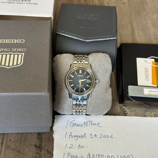[WTS] Seiko King Seiko SJE105 - Blue Dial - USD2150