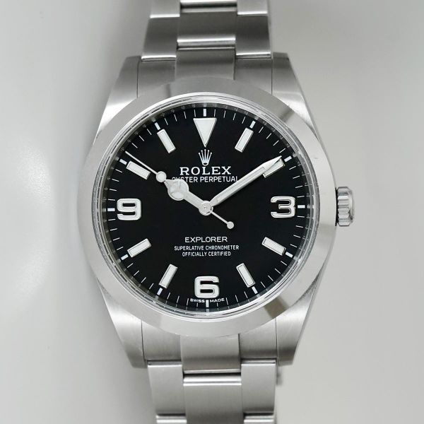 Rolex Explorer 214270 MKII 39mm Full Lume Dial SS Watch wit…