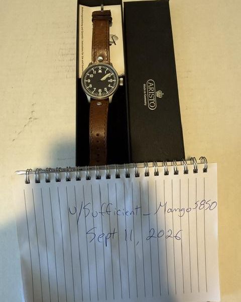 [WTS] Aristo 3H115A German Flieger Pilot Watch "Sterile Dia…