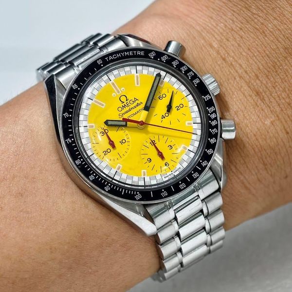 [WTS] Omega Speedmaster “Schumacher” Yellow Dial | Watch on…