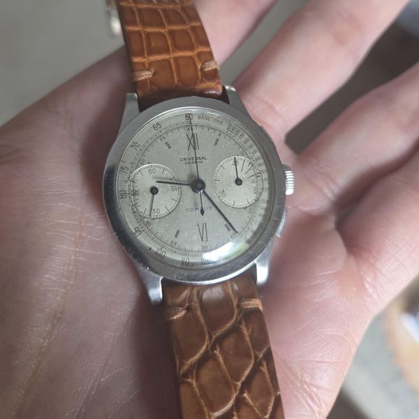 [WTS] Universal Geneve Compur 35mm with steel coin edge case