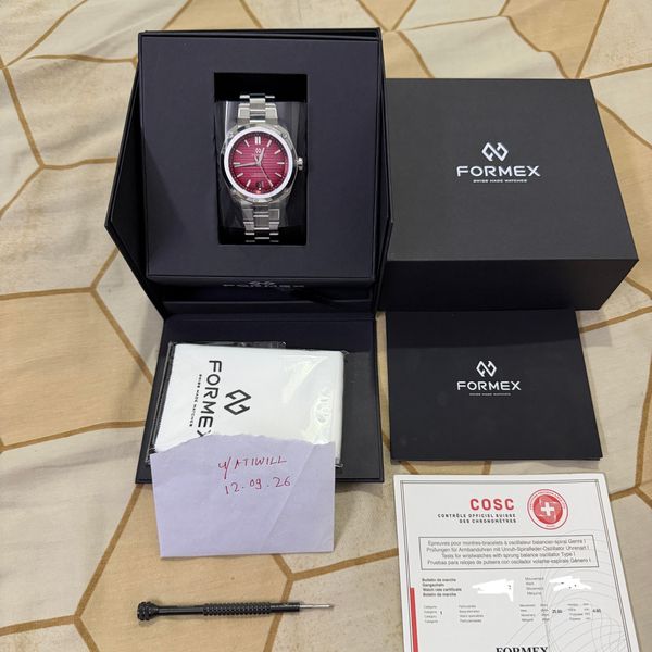 [WTS] [IN] Formex Essence 39 Gamaret + Red Nylon Strap, BNI…