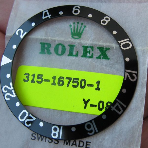 FS: Rolex GMT 1675/16750 black inserts