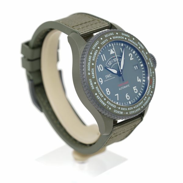 FS: Pre-Owned IWC Pilot's Timezoner TOP GUN Woodland IW3956…