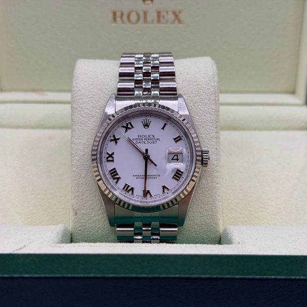 [WTS] RARE 16234 Full set white Roman dial 36mm beauty only…
