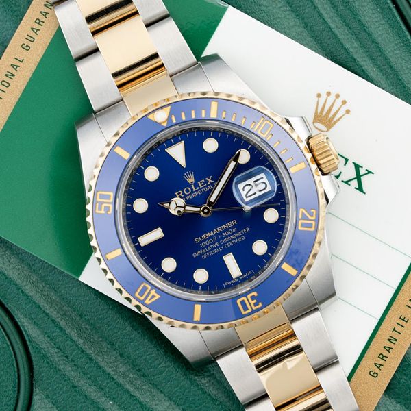 [WTS] 2017 Rolex Submariner Date 'Bluesy' Ref. 116613LB wit…