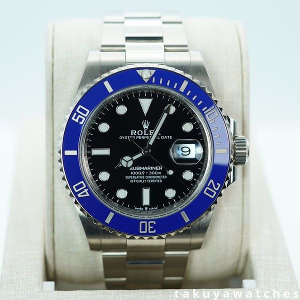 FSOT: Rolex 126619LB SUBMARINER 41 18K WHITE GOLD BLUE BEZE…