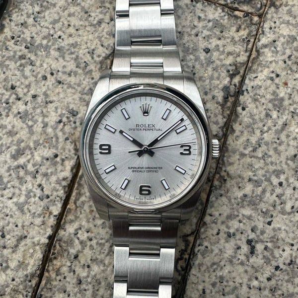 FS: Rolex Oyster Perpetual Air King Silver Dial 34mm 114200