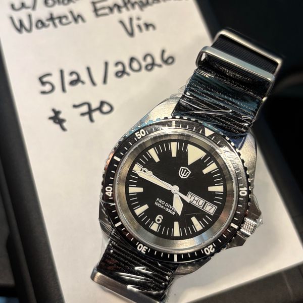 [WTS] [BNIB] Watchdives WD1980 Day-Date (Swiss Ronda 517) -…