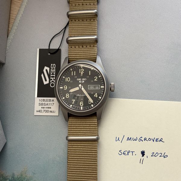[WTS] Seiko 5 Field Automatic - SBSA117 (JDM) - $225