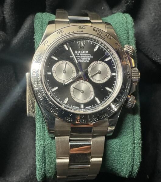 FS: 2024 Rolex Daytona 40mm 18k White Gold Oyster Black Dia…