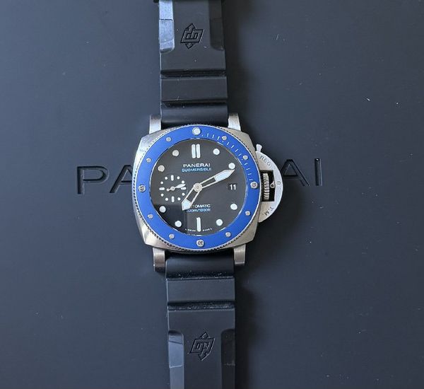 FSOT: Panerai Submersible 42mm Azzuro - $4,800
