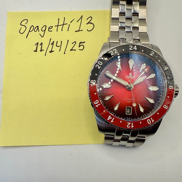 [WTS] PHOIBOS Voyager GMT 100M Automatic Diver Watch PY058D…
