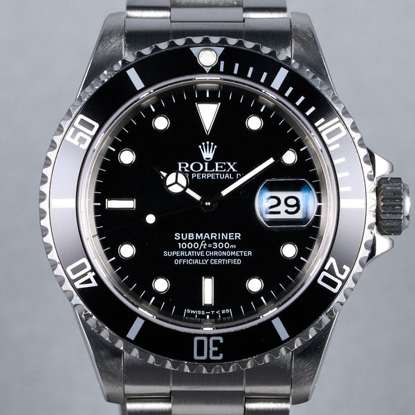 FS: 1995 Rolex Submariner Ref: 16610 with Box and Papers