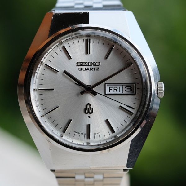 Seiko High End Quarzuhr 3803-7020 aus März 1973