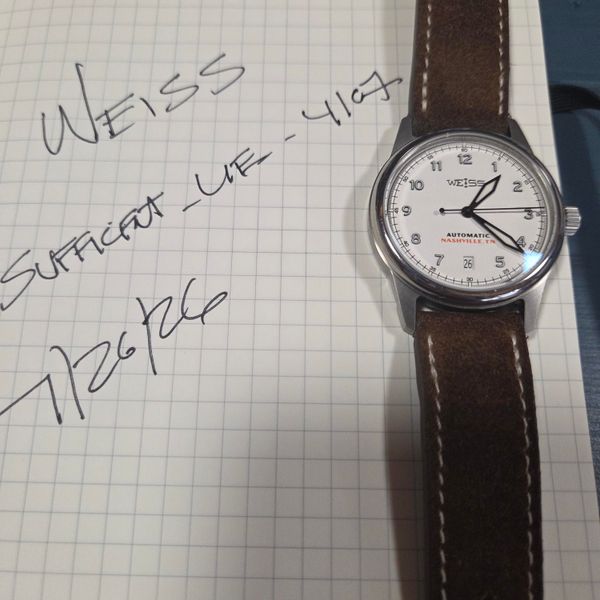 [WTS] Weiss limited edition 5 year anniversary, titanium fi…