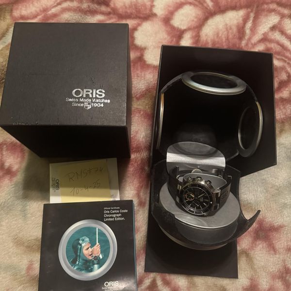 [WTS], Oris Carlos Coste chronograph limited edition full s…