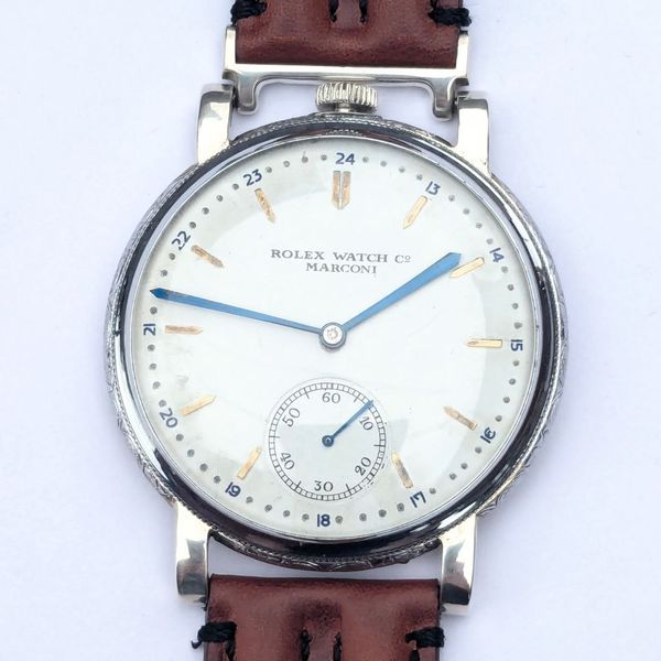 [WTS] 1930s Rolex Marconi Art Deco 49mm - Guilloché Case, H…