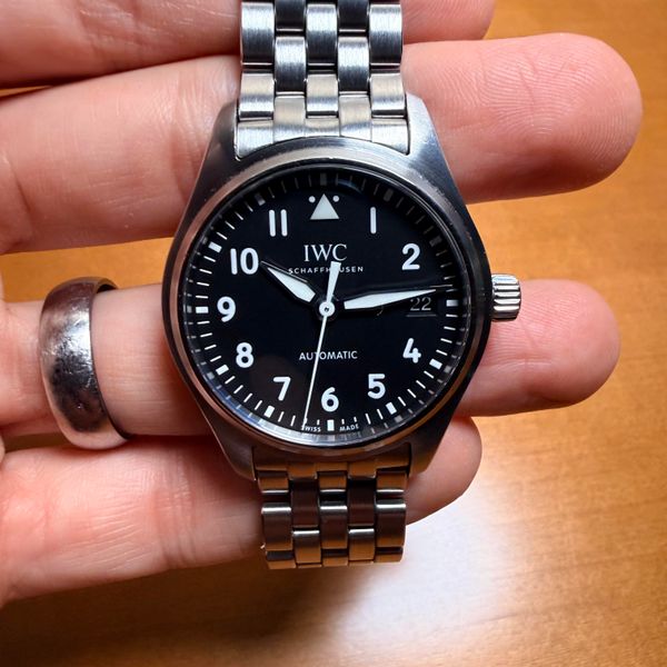 [WTS] IWC Pilot 36mm (IW324010) black - full kit + 1.5 link