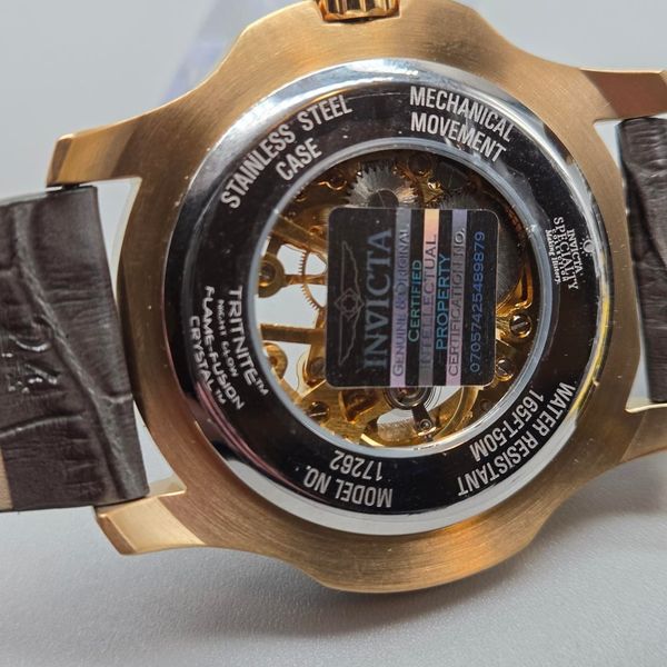 [WTS] Invicta Model 17262. With a gold Skeleton movement NI…