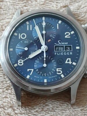 Sinn 358 SA BE Flieger (blå)