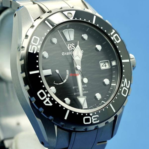FSOT: GRAND SEIKO SPRING DRIVE EVOLUTION 9 BLACK STREAM DIV…