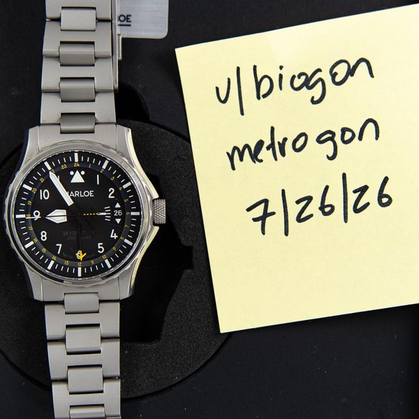 [WTS] Marloe Skysplitter Pilot/Flieger Miyota 9075 GMT Blac…